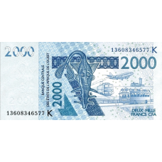 P716Km Senegal - 2000 Francs Year 2013